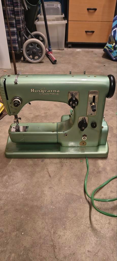 Husqvarna Viking 21 – Heavy Duty Naaimachine – Vintage toppe, Ophalen of Verzenden