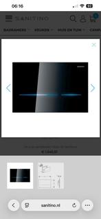 Geberit Sigma80 Bedieningspaneel Zwart Glas, Ophalen, Nieuw, Glas, Toilet