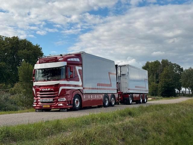 TEKNO  DAF XF  MEST COMBINATIE G&J  VAN LEEUWEN  NEW, Hobby en Vrije tijd, Modelauto's | 1:50, Nieuw, Bus of Vrachtwagen, Tekno