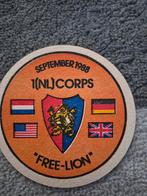 Grolsch bierviltje 1(NL) Corps "Free-Lion" 1988, Ophalen of Verzenden