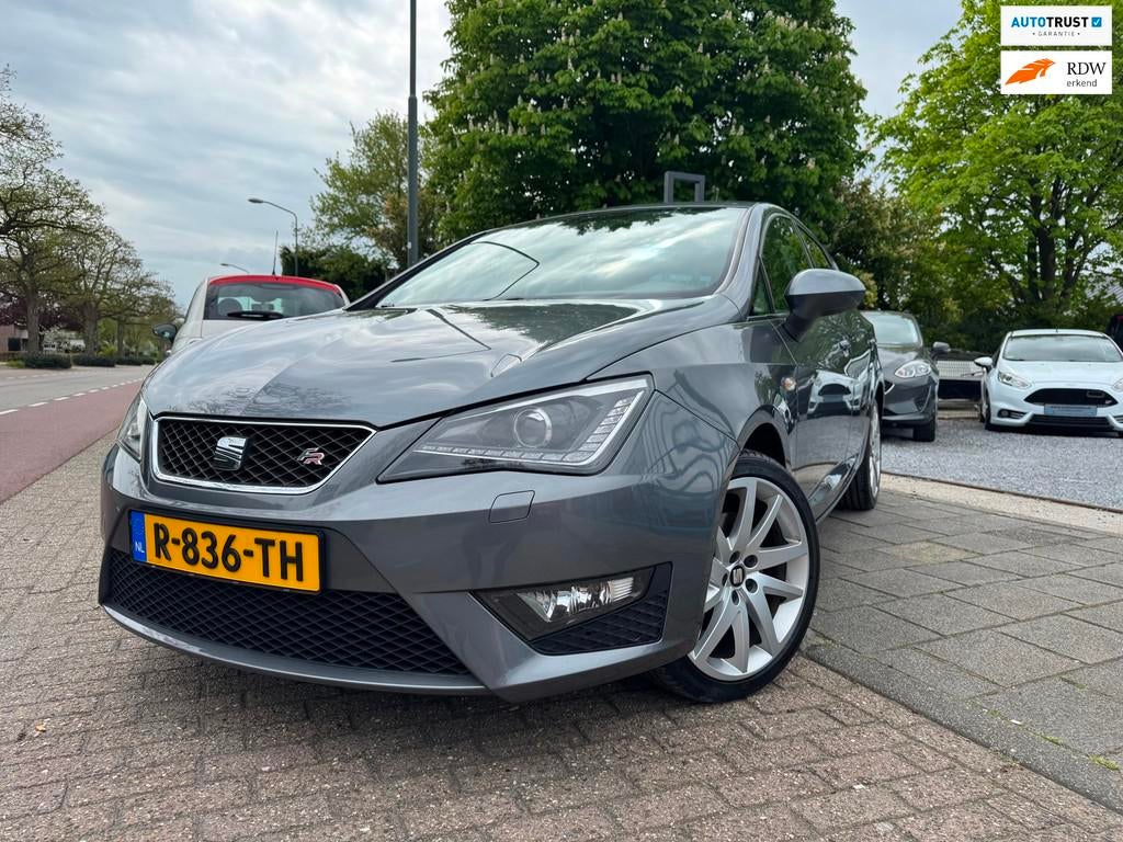 Seat Ibiza 1.4 TSI FR Aut Clima Elek Pakket Lmv Navi Cruise, Auto's, Euro 5, Gebruikt, Zwart, 4 cilinders