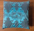 Woonkussens (decoratie of extra zitplaats) 70 x 70 x 15 cm, Ophalen of Verzenden, Zo goed als nieuw, Blauw, Vierkant