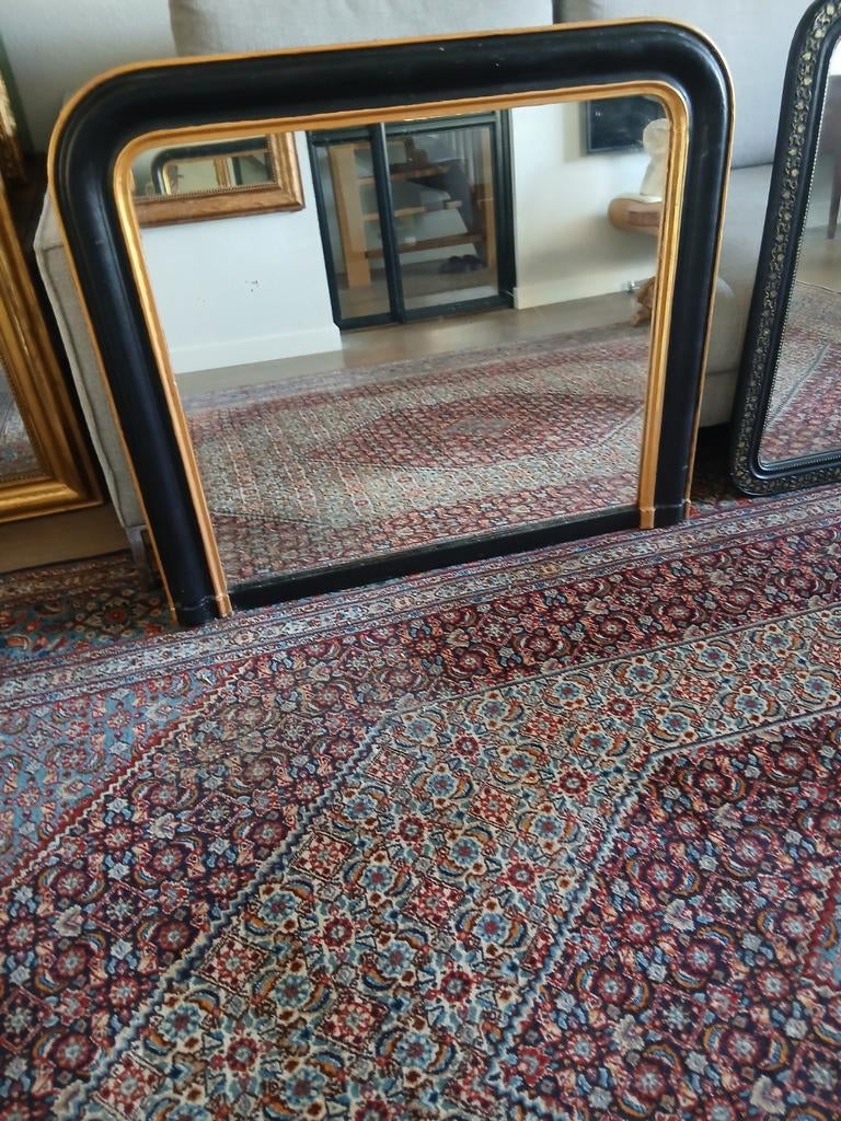 Mooie Antieke Franse Spiegel Spiegels, Antiek en Kunst, Antiek | Spiegels, Ophalen, Rechthoekig