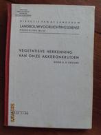 Landbouwvoorlichtingsdienst Herkenning Akkeronkruiden 1952, Ophalen of Verzenden, Beta, Gelezen, HBO
