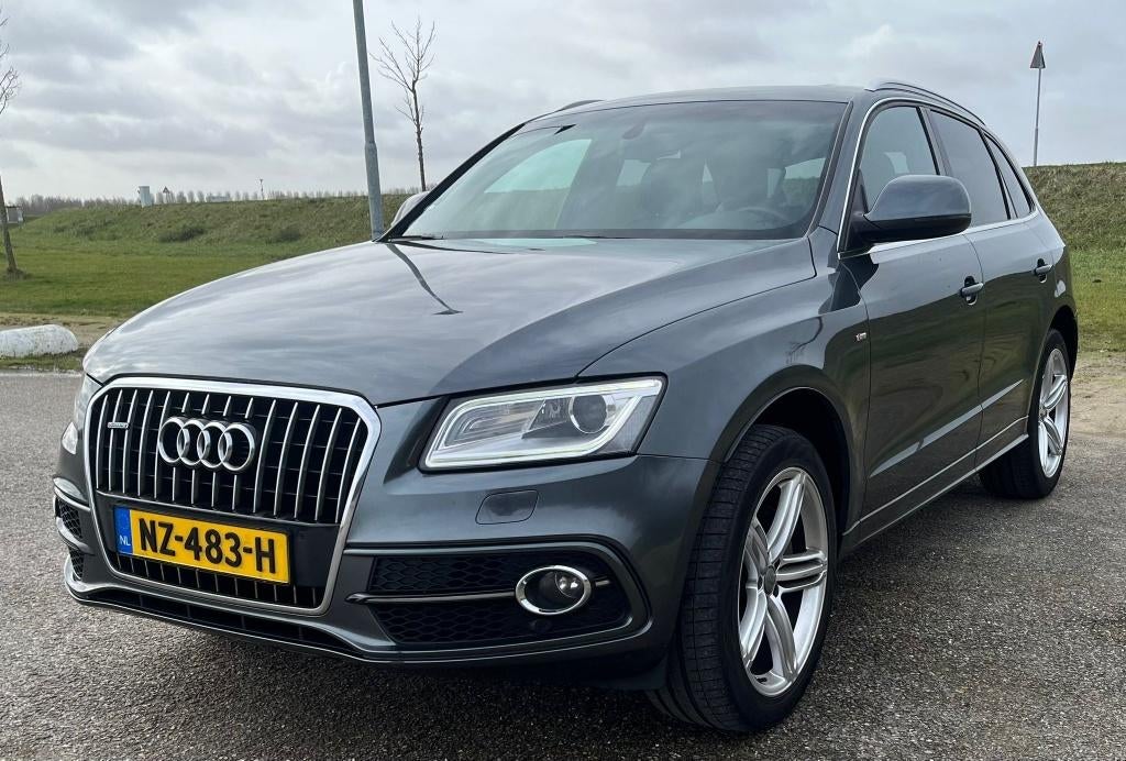 Audi Q5 3.0 TFSI V6 Quattro | S Line | Pano | Keyless |400pk, Auto's, Audi, Automaat, Euro 5, Zwart, 2995 cc
