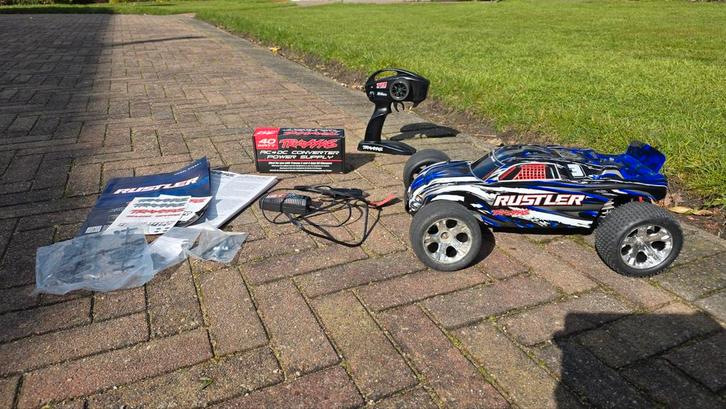 Traxxas Rustler 1/10 complete set!, Hobby en Vrije tijd, Modelbouw | Radiografisch | Auto's, Zo goed als nieuw, Auto offroad, Elektro