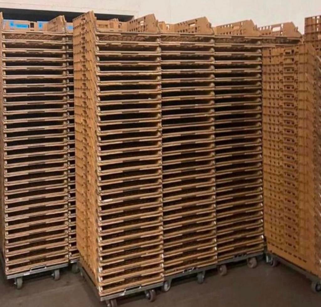 Krat transportkrat opslag, Ophalen, Krat