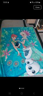Disney Frozen deken - Anna, Elsa en Olaf, Ophalen of Verzenden, Zo goed als nieuw, 100 cm of meer, Deken