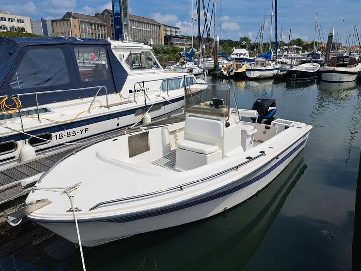 Wellcraft fisherman 18CF +Freewheel trailer, Watersport en Boten, Vis- en Consoleboten, Gebruikt, 70 pk of meer, 3 tot 6 meter