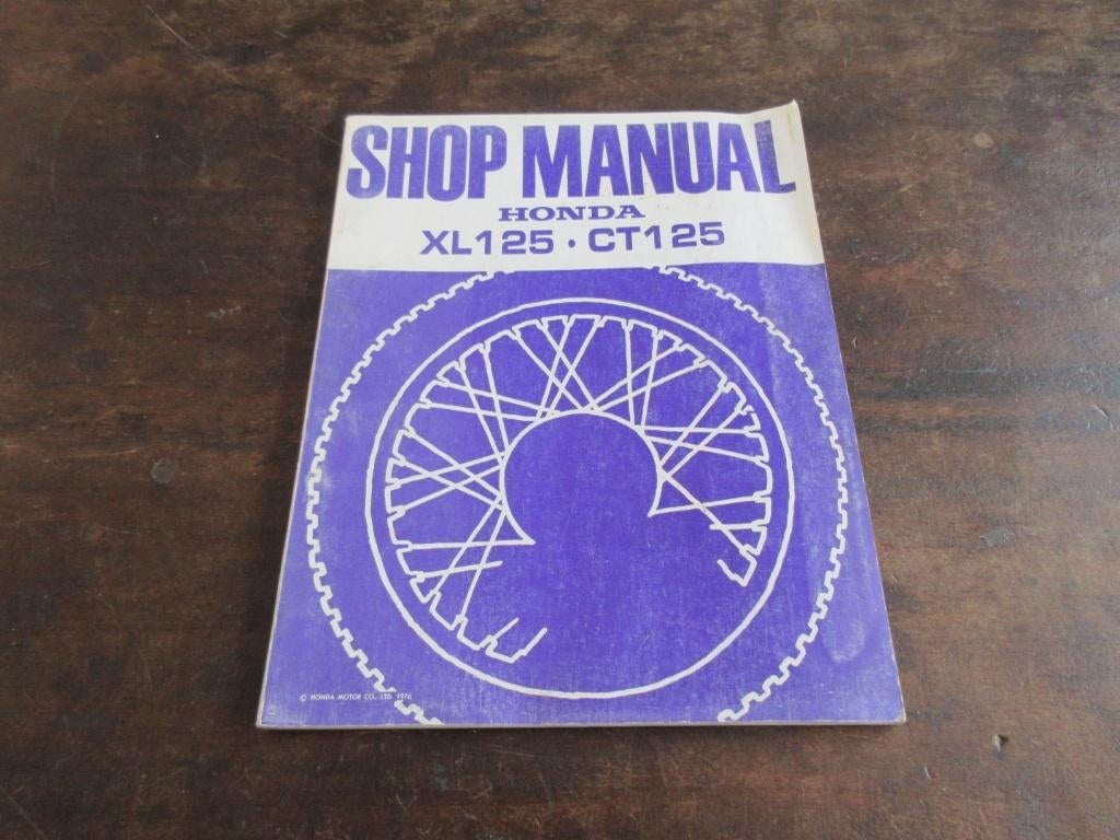 Honda XL125 XL125K1 XL125K2 CT125 werkplaatshandboek manual, Ophalen of Verzenden, Honda