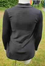 Geisha prachtig zwart vest cardigan S 36, Geisha, Verzenden, Zwart, Zo goed als nieuw