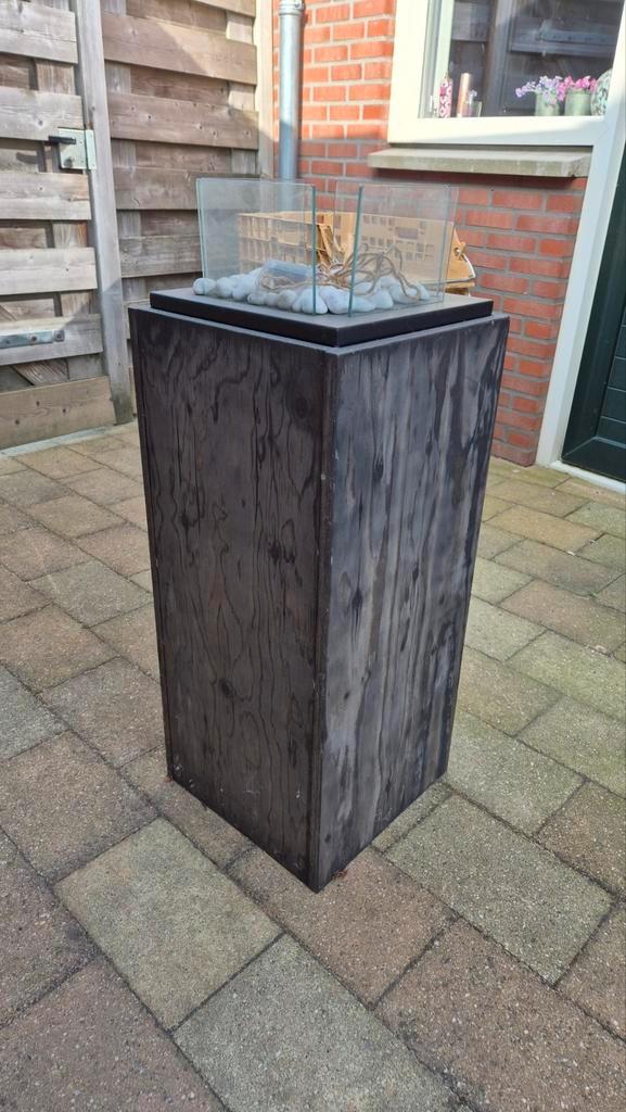 Sfeerhaard op bio-olie - Vrijstaand model, Huis en Inrichting, Haarden, Gebruikt, Overige soorten, Ophalen of Verzenden