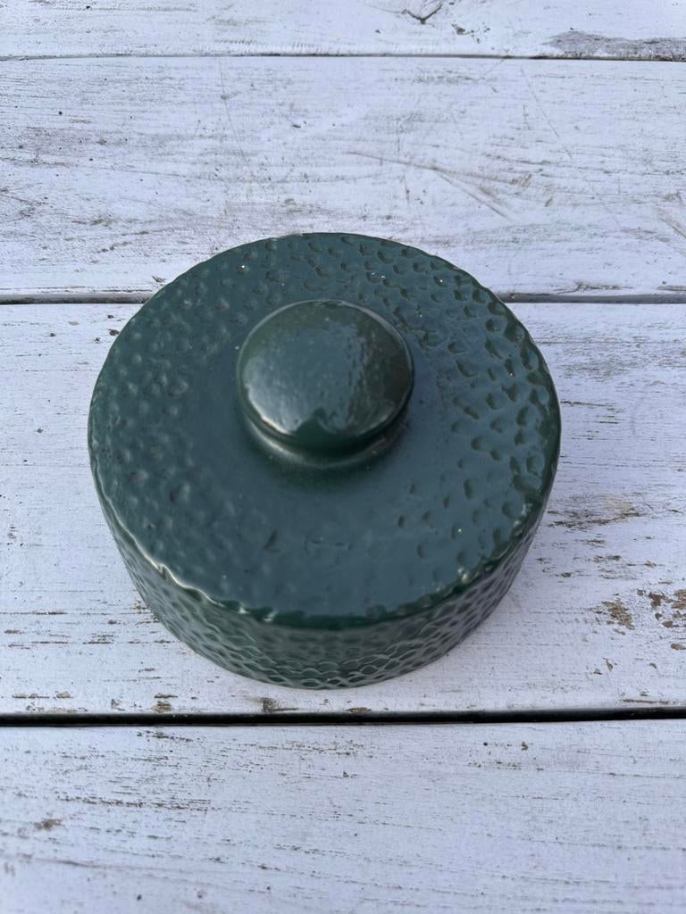 VERKOCHT Big green egg keramische afdekdop medium, Tuin en Terras, Ophalen of Verzenden, Gebruikt