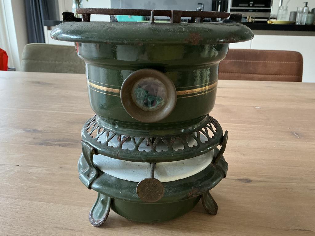 Petroleum stel, Antiek en Kunst, Ophalen of Verzenden