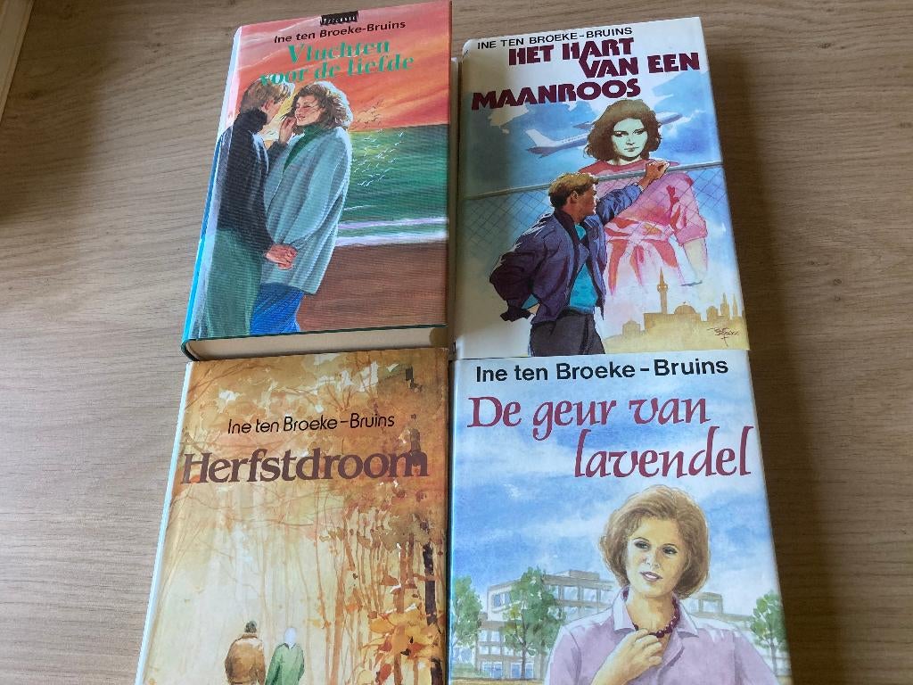 4 boeken Ine ten Broeke - Bruins, Ophalen of Verzenden, Gelezen