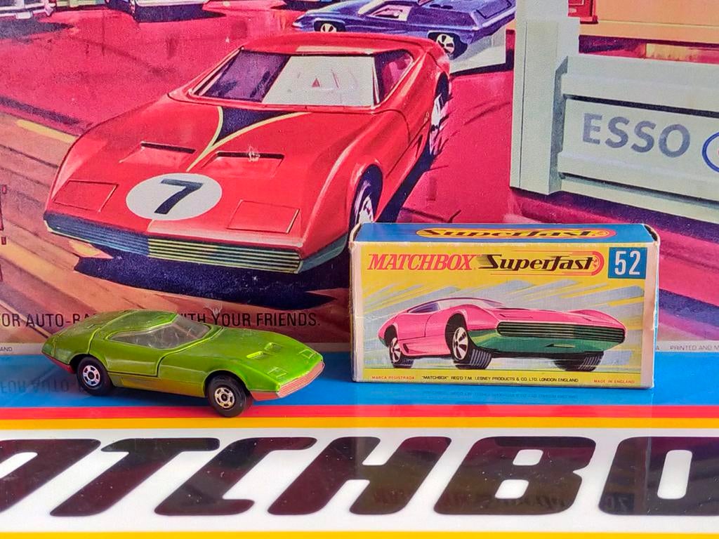 Lesney Matchbox Superfast MB52 Dodge Charger met doosje, Ophalen of Verzenden, Auto, Matchbox