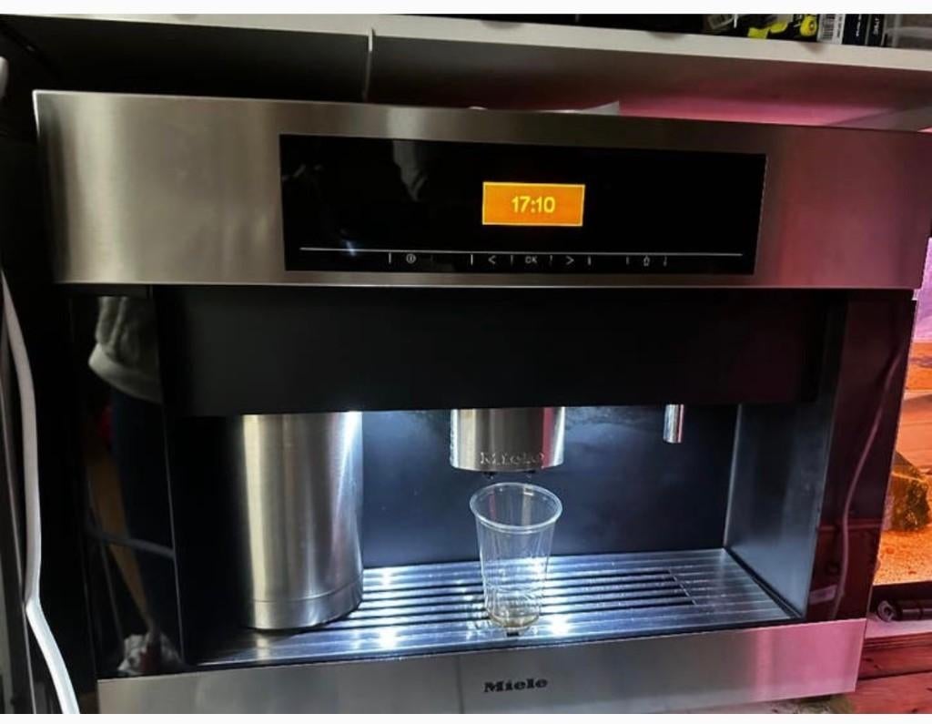 Super mooie MIELE inbouw koffiemachine CVA5060 Espresso, Ophalen, 10 kopjes of meer, Koffiemachine, Koffiebonen