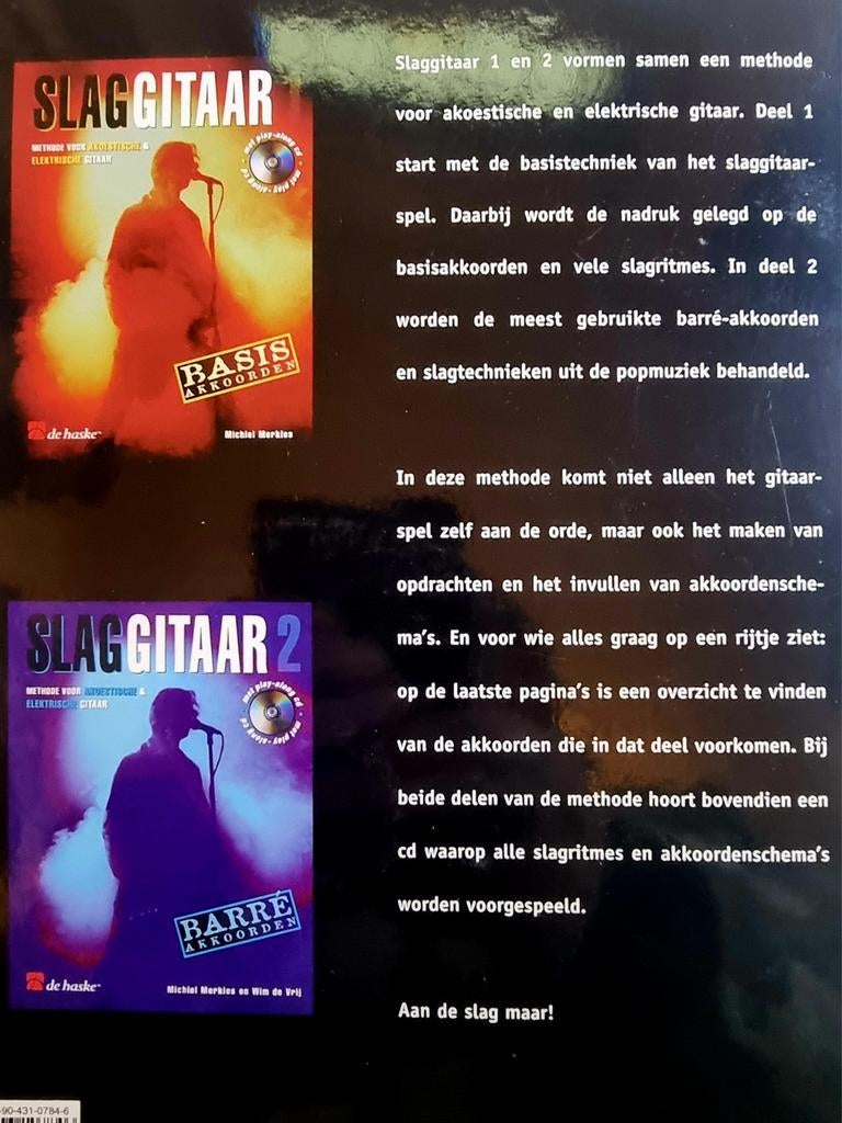 Slaggitaar 2: Barré Akkoorden met play-along CD, Gitaar, Les of Cursus, Ophalen of Verzenden, Zo goed als nieuw