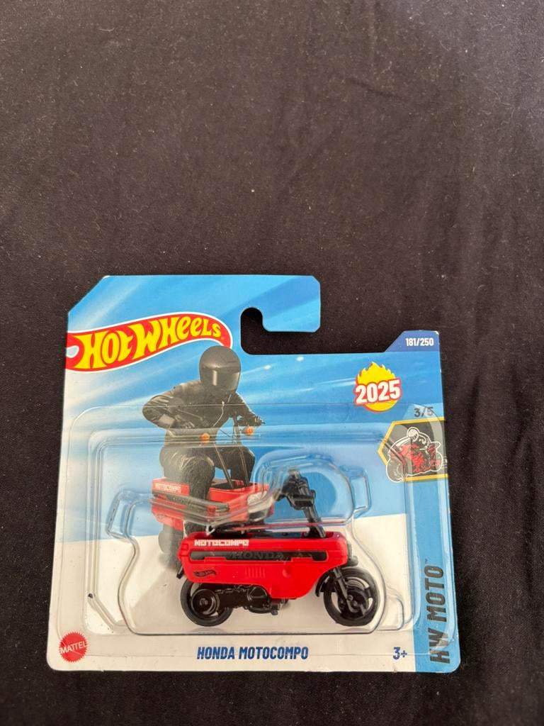 Honda motocompo rood hotwheels, Ophalen of Verzenden, Nieuw, Auto