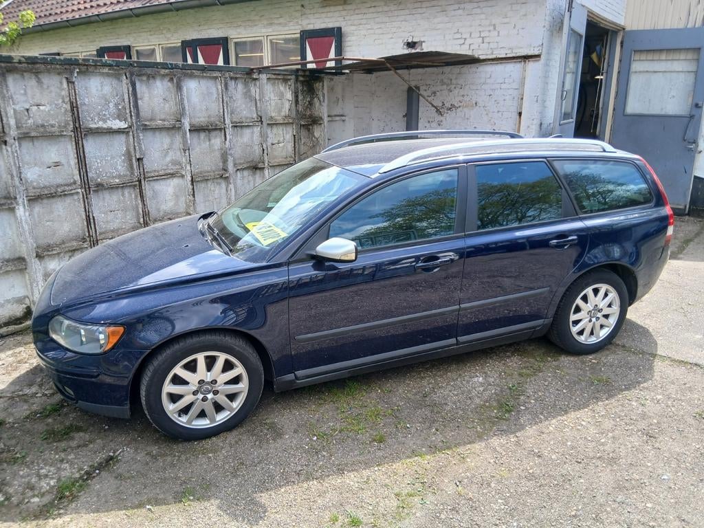 Volvo V50 2.4 170PK Geartronic 2006 Blauw automaat, Auto's, 700 kg, Blauw, 2435 cc, 170 pk