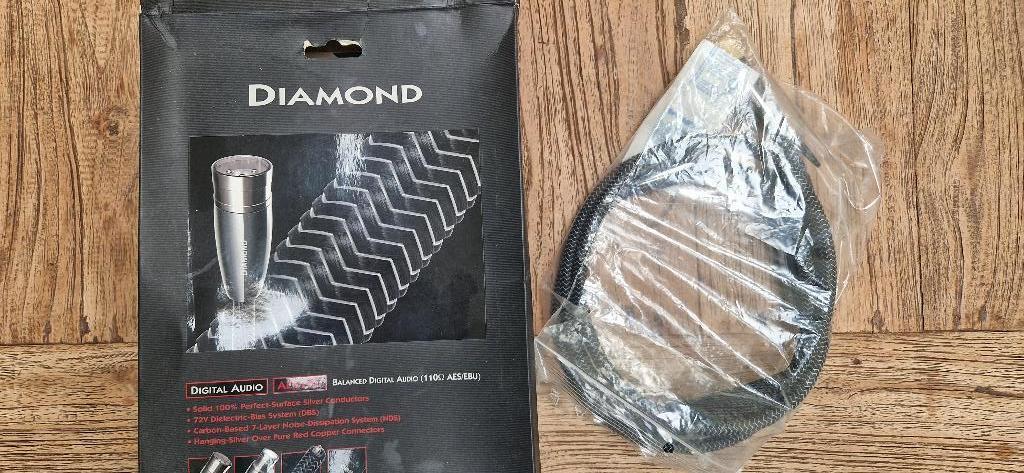 Audioquest Diamond AES/EBU 110 ohm - 1,5 meter, Audio, Tv en Foto, Audiokabels en Televisiekabels, Ophalen of Verzenden, Gebruikt