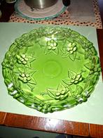 Groene persglazen schaal, Ophalen of Verzenden