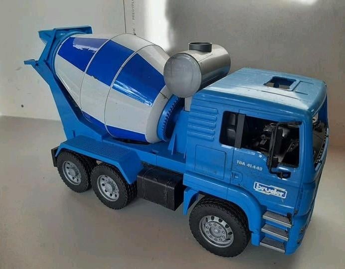 Bruder MAN Cementwagen - Speelgoed Betonmixer, Kinderen en Baby's, Speelgoed | Speelgoedvoertuigen, Ophalen, Zo goed als nieuw