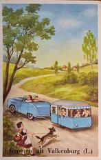 Vacantie- Caravan- Boze hond- 1958, Verzenden, 1940 tot 1960, Gelopen, Kinderen