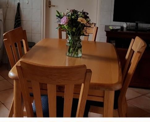 Mooie stevige eethoek!, Ophalen of Verzenden