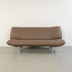 ACTIE!! 2x Leolux Tango 3-zits/223cm Bank Taupe - Gepolijst, Niet ingevuld, 150 tot 200 cm, Niet ingevuld, Driepersoons