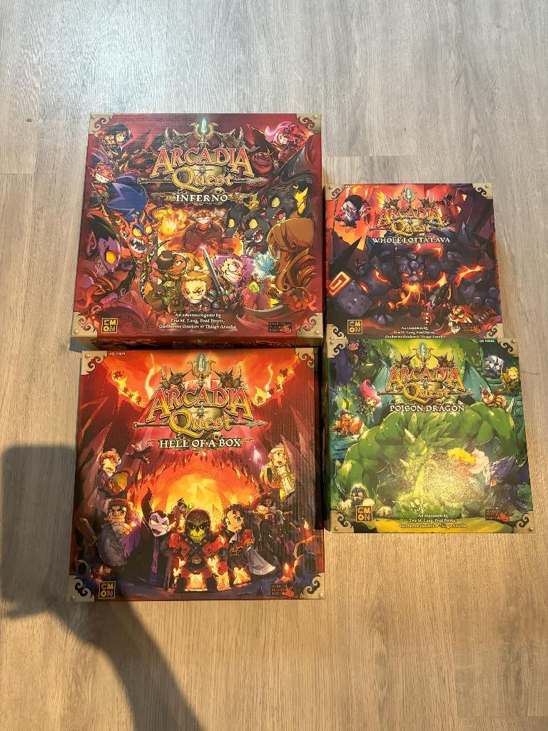Arcadia Quest kickstarter, Ophalen of Verzenden, Zo goed als nieuw, CMON