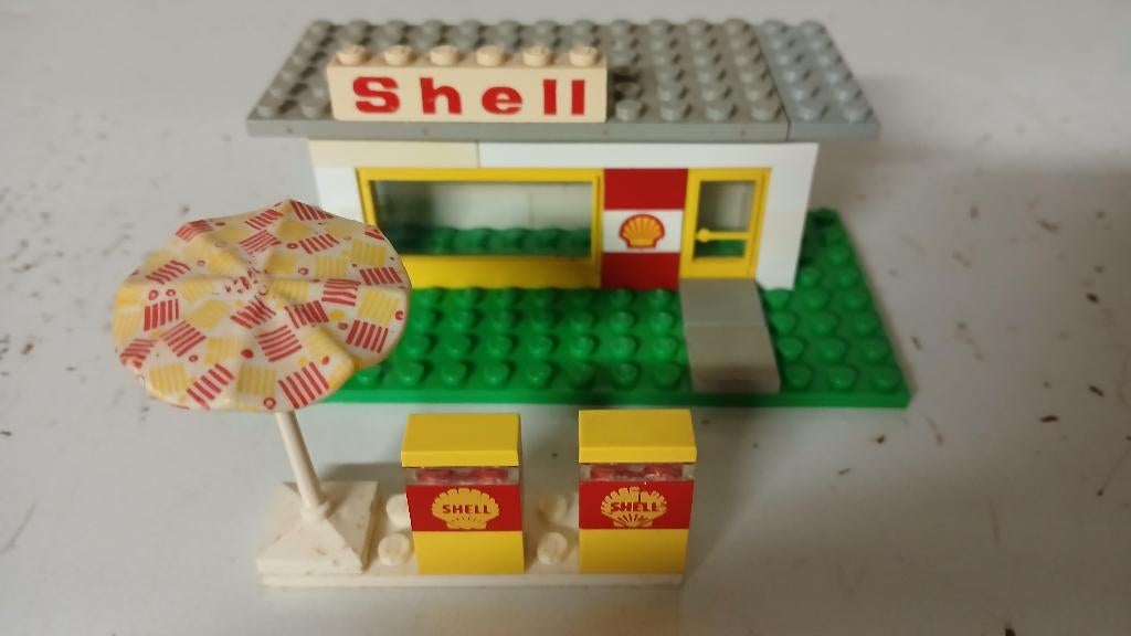Lego 648 Shell Service Station set uit 1971, Gebruikt, Lego, Ophalen of Verzenden, LEGOLAND