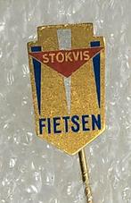 Vintage Stokvis Fietsen speldje, Ophalen of Verzenden, Gebruikt, Overige onderwerpen, Speldje of Pin