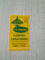 sticker Camping Caravaning GIRONA - ESPANA, Ophalen of Verzenden, Zo goed als nieuw, Bedrijf of Vereniging