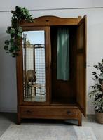 Demontabele art-deco vintage spiegelkast kledingkast, 100 tot 150 cm, 200 cm of meer, Art-deco vintage antiek, Ophalen of Verzenden