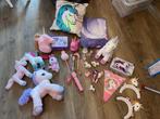 Eenhoornspullen deken,kussen,handpoppen,lichtjes,etc, Kinderen en Baby's, Speelgoed | My Little Pony, Ophalen of Verzenden, Zo goed als nieuw