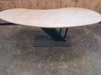 Organische Eettafel HPL Houtlook 240x120cm, 100 tot 150 cm, Ophalen of Verzenden, Vijf personen of meer, Modern