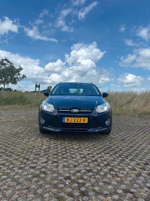 Ford Focus 1.0 Ecoboost Titanium 92KW Wagon trekh 2012 Blauw, Auto's, Ford, Particulier, Focus, ABS, Adaptieve lichten, Adaptive Cruise Control