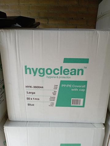 50 dozen Heren/Dames wegwerp overalls met capuchon. beschikbaar voor biedingen