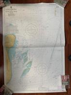 Oude officiële zeekaart nr. 1828 gedateerd 1978            , Watersport en Boten, Overige typen, Ophalen of Verzenden, Zo goed als nieuw