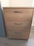 Bureaukast 3 lades, laden blok op wielen, Ophalen, Gebruikt, 50 tot 100 cm, 3 of 4 laden