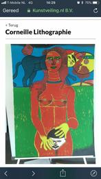 Grote zeefdruk Corneille 116 x 81,5, Antiek en Kunst, Kunst | Litho's en Zeefdrukken, Ophalen