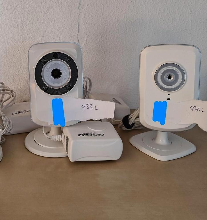 D-Link camera's 933L - 930L, Audio, Tv en Foto, Videobewaking, Gebruikt, Binnencamera, Ophalen of Verzenden