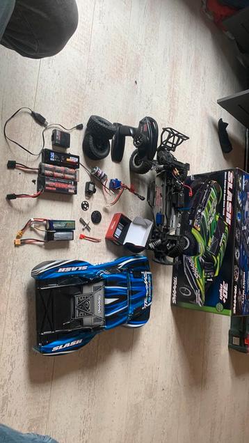 Traxxas slash brushless 2wd of eventueel ruilen tegen tomos beschikbaar voor biedingen