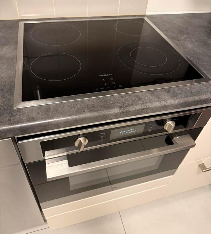 Siemens keramische kookplaat&Etna Combi Magnetron Oven Grill, Witgoed en Apparatuur, Kookplaten, Zo goed als nieuw, Ophalen of Verzenden