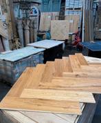 Aanbieding Eiken vloer parket kant en klaar goelied, Ophalen of Verzenden, Nieuw, 75 m² of meer, Parket