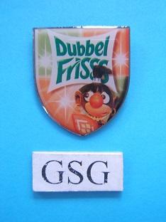 Dubbelfriss Carnaval Festival nr. EPP032-02, Ophalen, Zo goed als nieuw, Button of Speldje