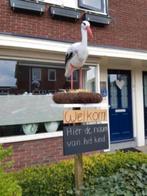 Ooievaarsnest met ei en ooievaar te huur!, Kinderen en Baby's, Kraamcadeaus en Geboorteborden, Ophalen, Zo goed als nieuw