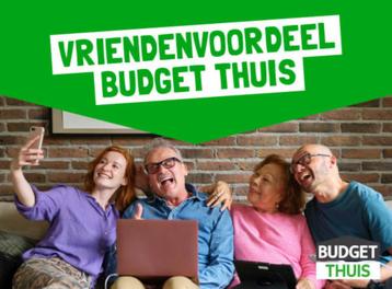 50€ Cashback bij Budget Thuis Energie en 15€ Budget Mobiel beschikbaar voor biedingen