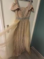 Avondjurk Galajurk maat M/38, Kleding | Dames, Maat 38/40 (M), Galajurk, Beige, Ophalen of Verzenden